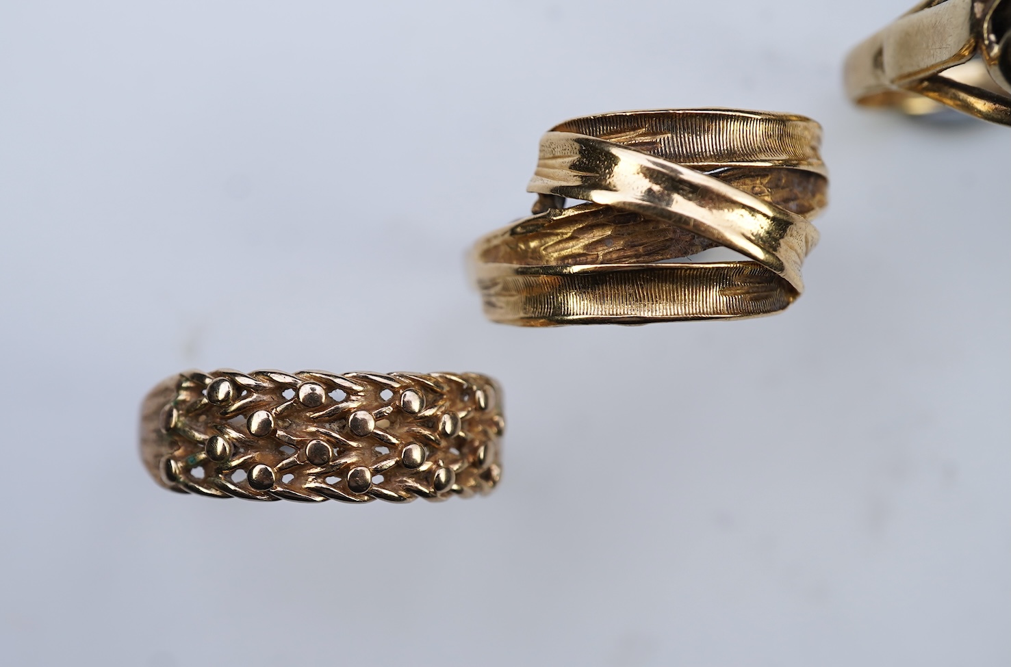 A collection of four rings